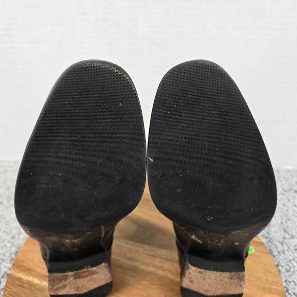 Wolf and Shepherd Mens 7.5EE Black Leather Cap Toe Business Oxford Dress Shoes main image 7